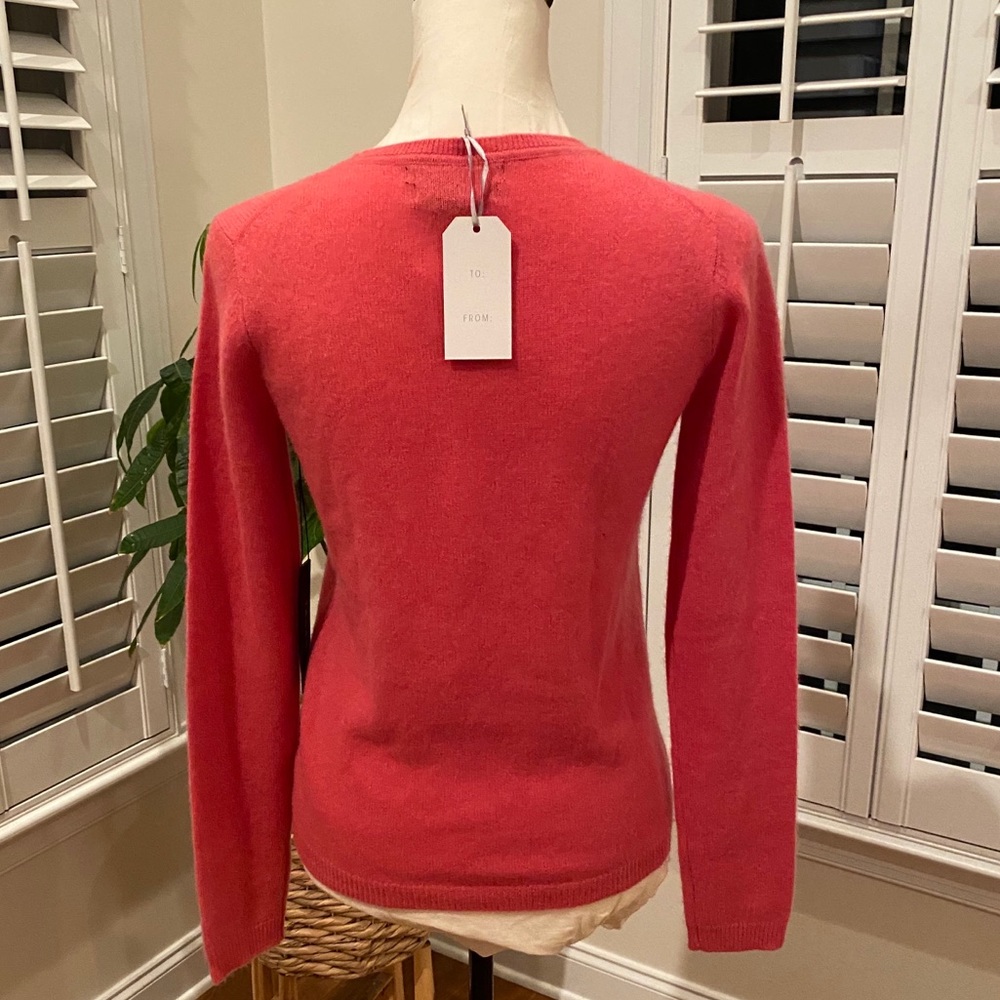 SOLD!! Tahari pure luxe 100% cashmere sweater xs - Picture 3 of 5